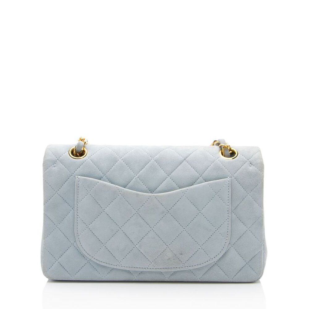 Chanel Vintage Suede Classic Small Double Flap Bag - Picture 3 of 15